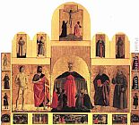 Polyptych Canvas Paintings - Polyptych of the Misericordia